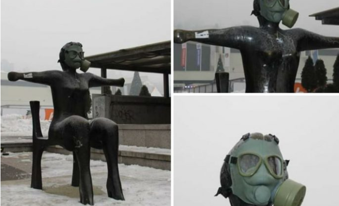 Humor na bosanski način: Teta razapeta sa gas-maskom zbog zagađenog zraka