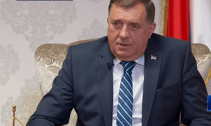 Dodik: Ako se Palmer zalaže za nezavisnost Kosova, onda ista pravila važe i za Republiku Srpsku