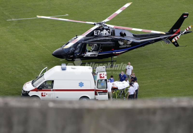 Evo zašto je helikopter Republike Srpske sletio na stadion u Mostar: Njime je hitno u Zagreb prebačen direktor poznate bh. kompanije