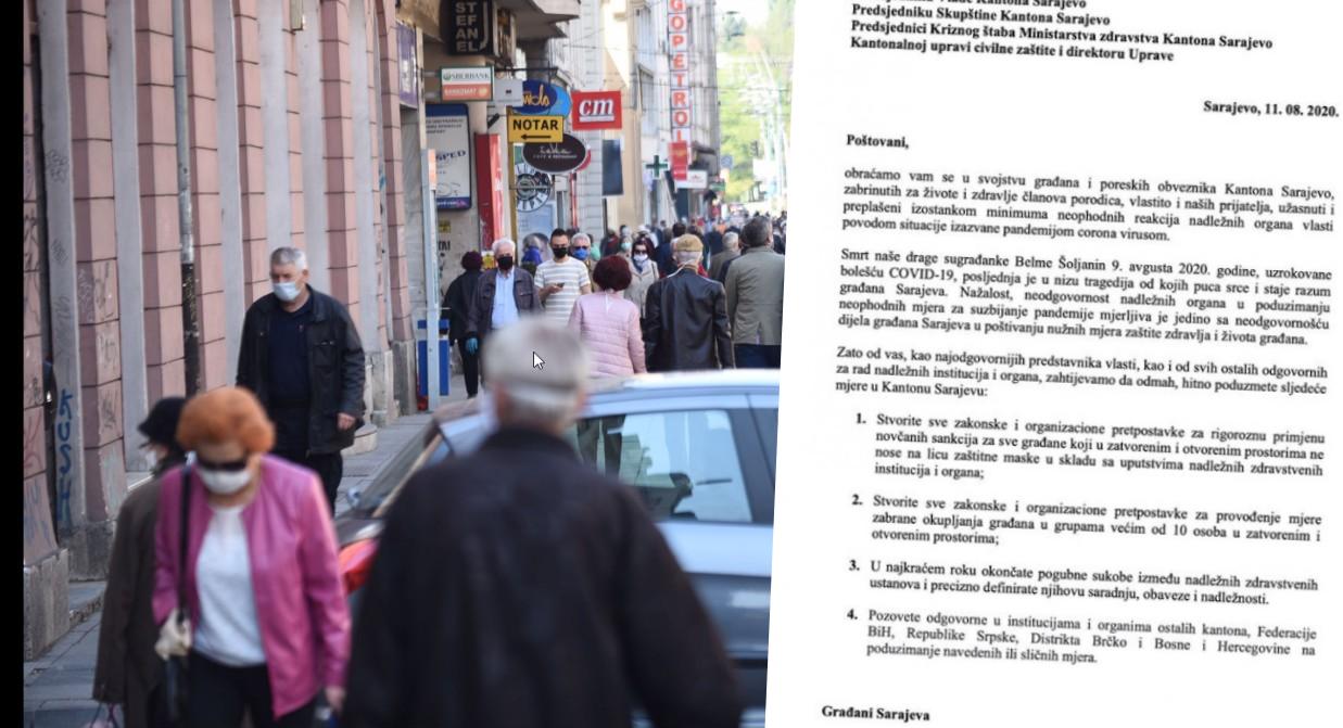 Javne ličnosti u Sarajevu nakon smrti Belme Šoljanin: Pozivaju na hitnu akciju zbog koronavirusa; Imaju četiri zahtjeva
