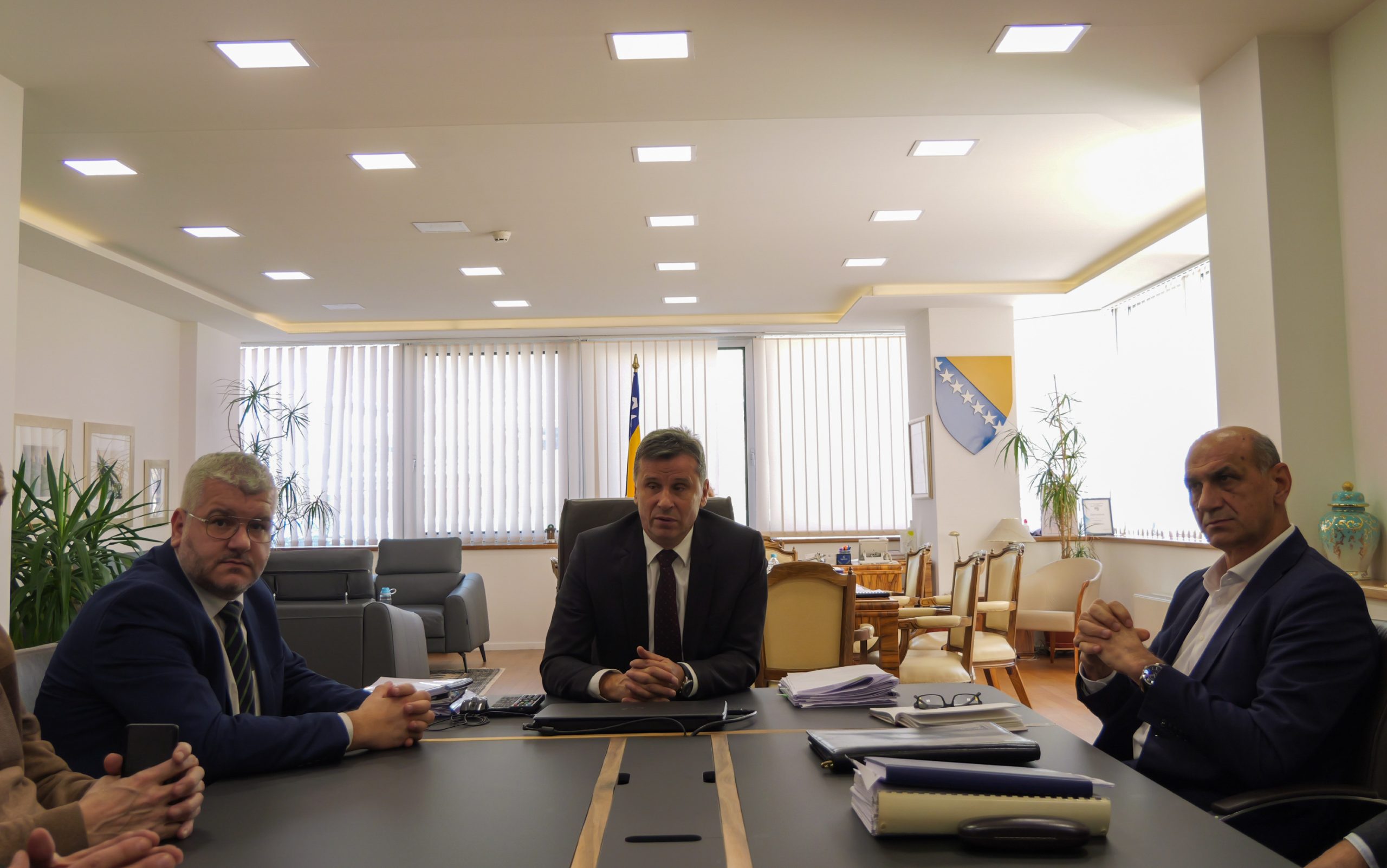 Novalić sa vogošćanskim načelnikom o ubrzanju izgradnje saobraćajne komunikacije i Prve transverzale