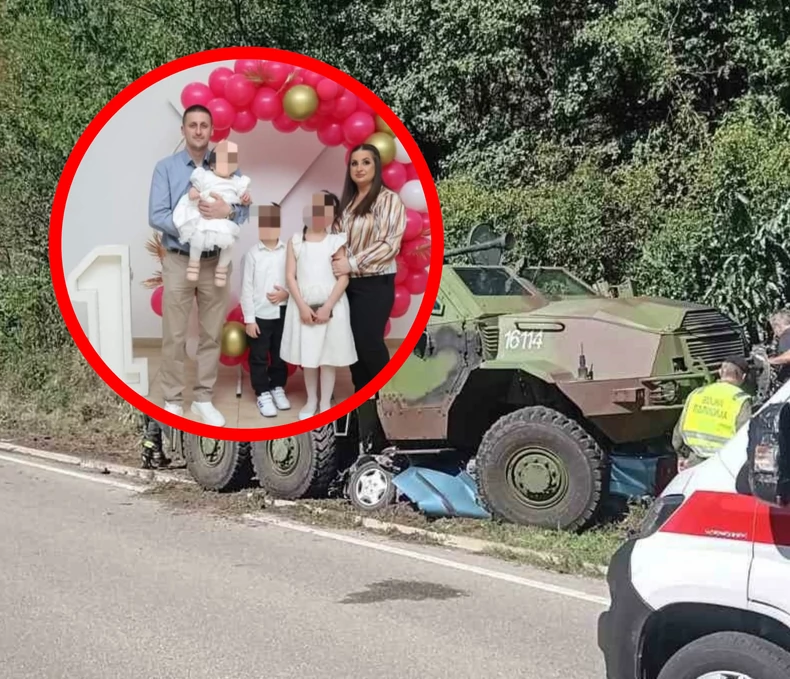 Oklopnim vozilom prešao na drugu stranu puta i ubio cijelu porodicu